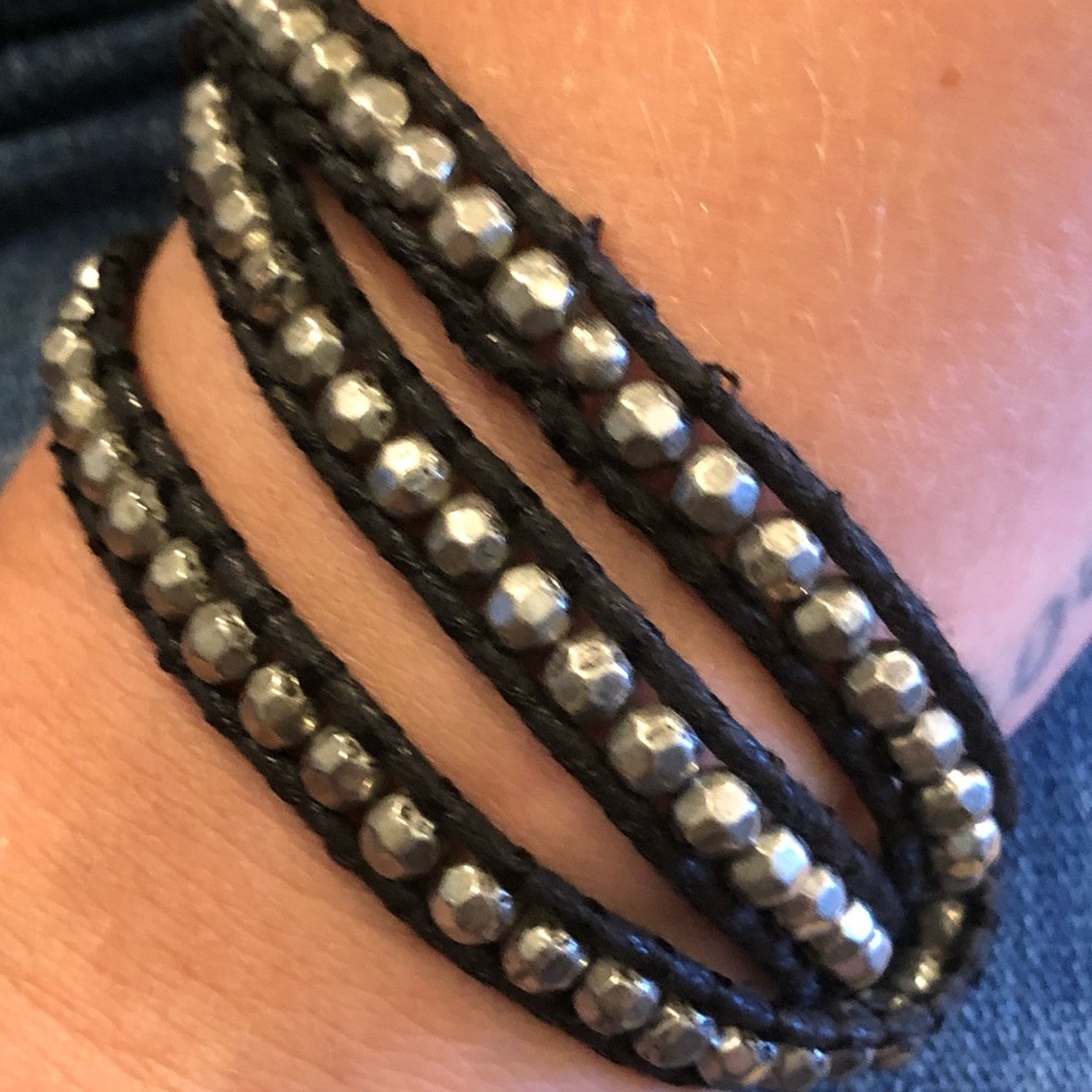 3 Strand Pyrite bracelet